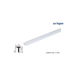 Lajsna prelazna T profil za fugne