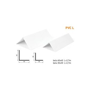 Lajsna ugaona L profil PVC L